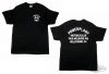 757820 - P16 - Powerplant Motorcycle Co. P16 STAPLE GARAGE TEE BLK S