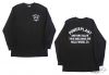 757825 - P16 - Powerplant Motorcycle Co. P16 STAPLE GARAGE L/S TEE BLK S